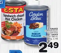 Marches Tradition CORDON BLEU OR ESTA SAUCE offer