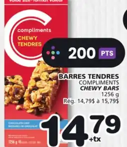 Marches Tradition COMPLIMENTS CHEWY BARS offer