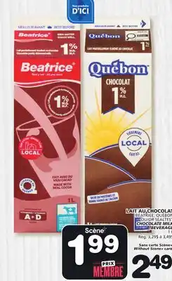 Marches Tradition BEATRICE, QUÉBON SEALTEST CHOCOLATE MILK offer