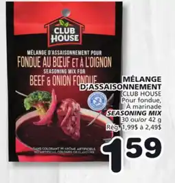 Marches Tradition CLUB HOUSE SEASONING MIX offer