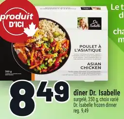 Metro DÎNER DR. ISABELLE | DR. ISABELLE FROZEN DINNER offer
