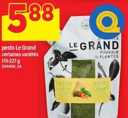 Maxi PESTO LE GRAND offer