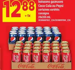 Maxi BOISSONS GAZEUSES COCA-COLA OU PEPSI offer