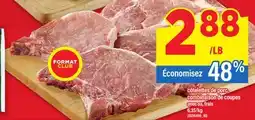 Maxi CÔTELETTES DE PORC, COMBINAISON DE COUPES offer