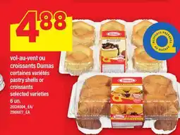 Maxi VOL-AU-VENT OU CROISSANTS DUMAS | PASTRY SHELLS OR CROISSANTS, 6 UN offer