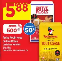 Maxi FARINE ROBIN HOOD OU FIVE ROSES offer