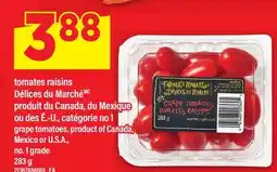 Maxi TOMATES RAISINS DÉLICES DU MARCH | GRAPE TOMATOES offer