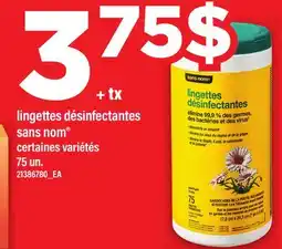 Maxi LINGETTES DÉSINFECTANTES SANS NOM , 75 un offer