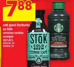 Maxi CAFÉ GLACÉ STARBUCKS OU STŌK, 1,18/1 offer