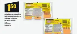 Maxi COLLATIONS DE CRAQUELINS, BRETZELS OU BÂTONNETS ET FROMAGE SANS NOM , 3 UN offer