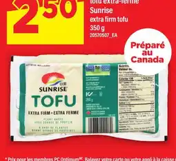 Maxi TOFU EXTRA-FERME SUNRISE | EXTRA FIRM TOFU offer
