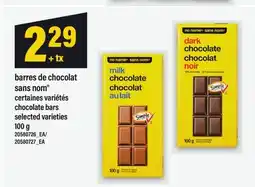 Maxi BARRES DE CHOCOLAT SANS NOM | CHOCOLATE BARS offer