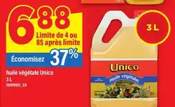 Maxi HUILE VÉGÉTALE UNICO offer