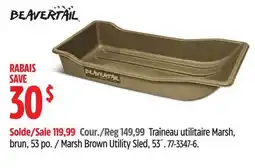Canadian Tire Marsh Brown Utility Sled, 53˝ offer