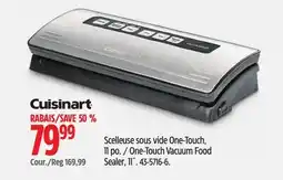 Canadian Tire Cuisinart One-Touch Vacuum Food Sealer offer