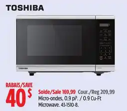 Canadian Tire Toshiba 0.9 Cu-Ft Microwave offer