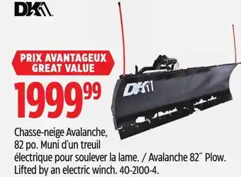Canadian Tire Avalanche 82˝ Plow offer