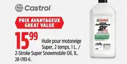Canadian Tire 2-Stroke Super Snowmobile Oil offer