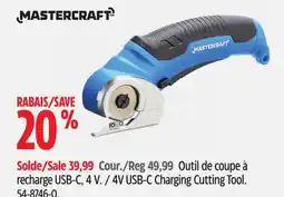 Canadian Tire Mastercraft 4V USB-C Charging Cutting Tool offer