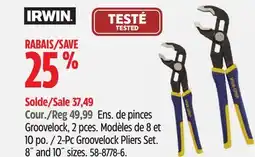 Canadian Tire 2-Pc Groovelock Pliers Set offer