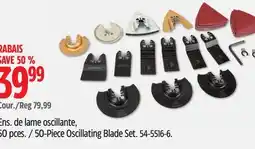 Canadian Tire 50-Piece Oscillating Blade Set offer