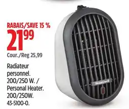 Canadian Tire Personal Heater offer