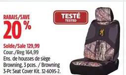 Canadian Tire Browning 3-Pc Seat Cover Kit offer