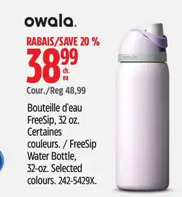 Canadian Tire FreeSip Water Bottle offer