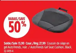 Canadian Tire AutoTrends Gel Seat Cushion, Black offer