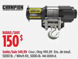 Canadian Tire Champion Winch Kit, 5000-lb offer