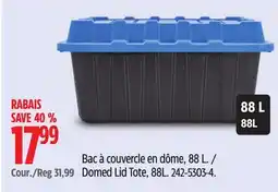 Canadian Tire Mastercraft Domed Lid Tote offer