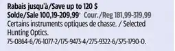 Canadian Tire Selected Hunting Optics offer