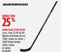 Canadian Tire T500 Street Hockey Sticks offer