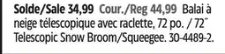 Canadian Tire Reflex 72˝ Telescopic Snow Broom/Squeegee offer