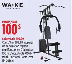 Canadian Tire Wa:ke Adjustable 100-lb Multi-Functional Home Gym offer