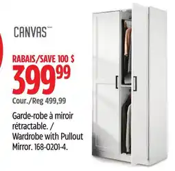 Canadian Tire Wardrobe with Pullout Mirror offer