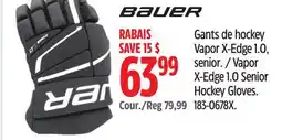 Canadian Tire Vapor X-Edge 1.0 Senior Hockey Gloves offer