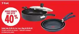 Canadian Tire T-Fal Selected Cookware offer