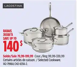 Canadian Tire Selected Cookware offer