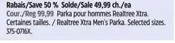 Canadian Tire Realtree Xtra Men's Parka offer