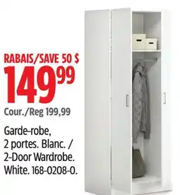 Canadian Tire 2-Door Wardrobe offer