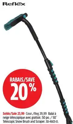 Canadian Tire 50˝ Telescopic Snow Brush and Scraper offer