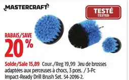 Canadian Tire Mastercraft Impact-Ready Drill Brush Set offer