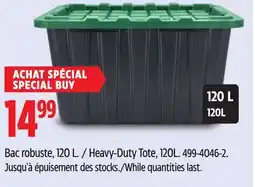 Canadian Tire Heavy-Duty Tote offer