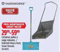 Canadian Tire Selected Heavy-Duty Snow Shovels offer