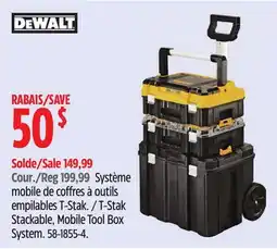 Canadian Tire T-Stak Stackable, Mobile Tool Box System offer