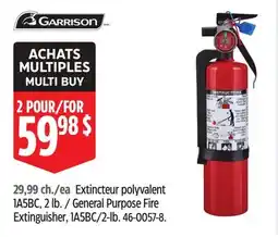 Canadian Tire General Purpose Fire Extinguisher, 1A5BC/2-lb offer