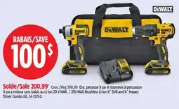 Canadian Tire 20V MAX Brushless Li-Ion 1⁄1⁄1 Driver Combo Kit offer