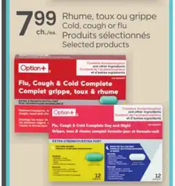 Proxim OPTION+ Cold, cough or flu offer