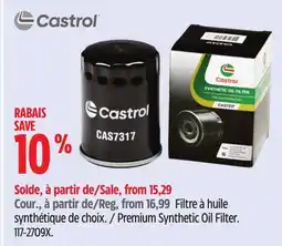 Canadian Tire Premium Synthetic Oil Filter offer